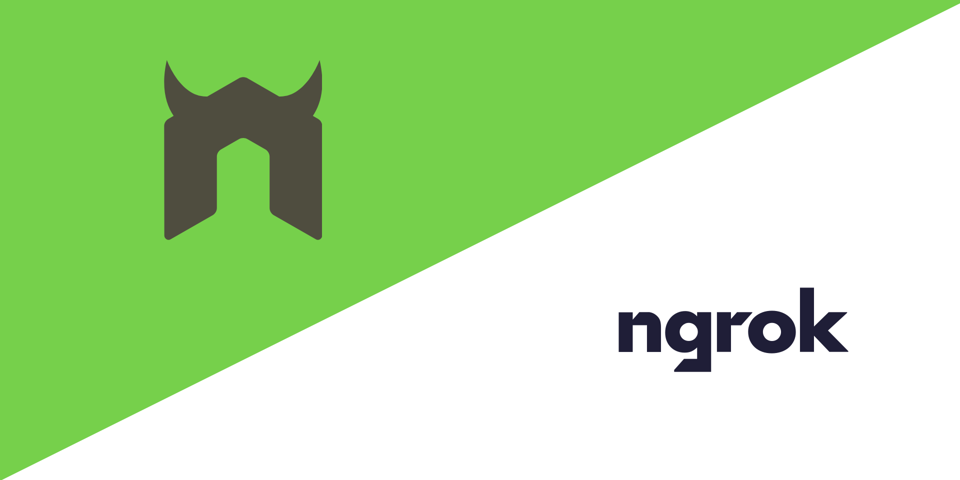 The logos for nodemon and ngrok